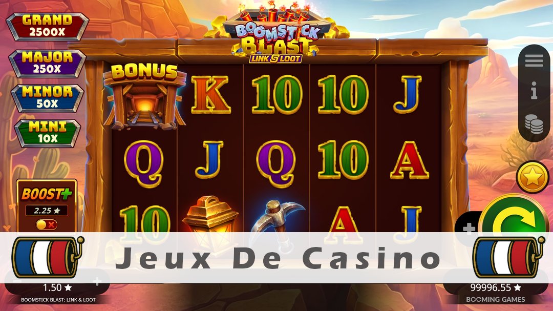 Démo de la machine à sous Boomstick Blast Link & Loot