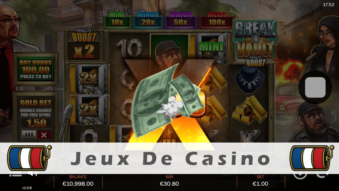 Démo de la machine à sous Break the Vault MultiBoost