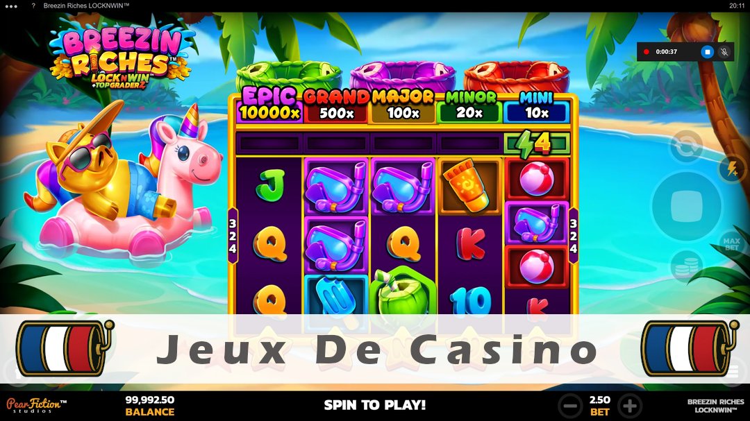 Démo de la machine à sous Breezin Riches