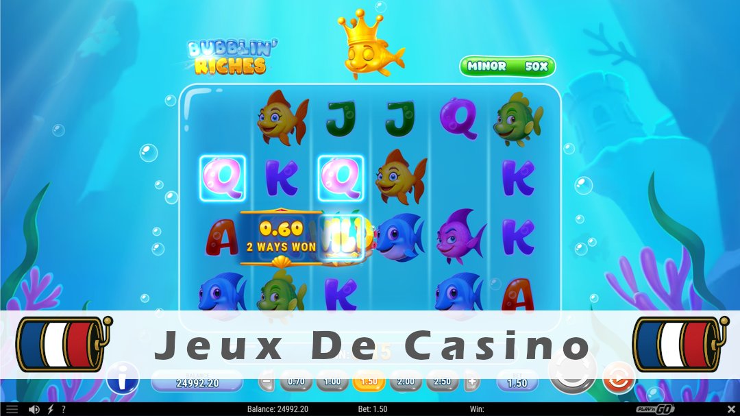 Démo de la machine à sous Bubblin Riches