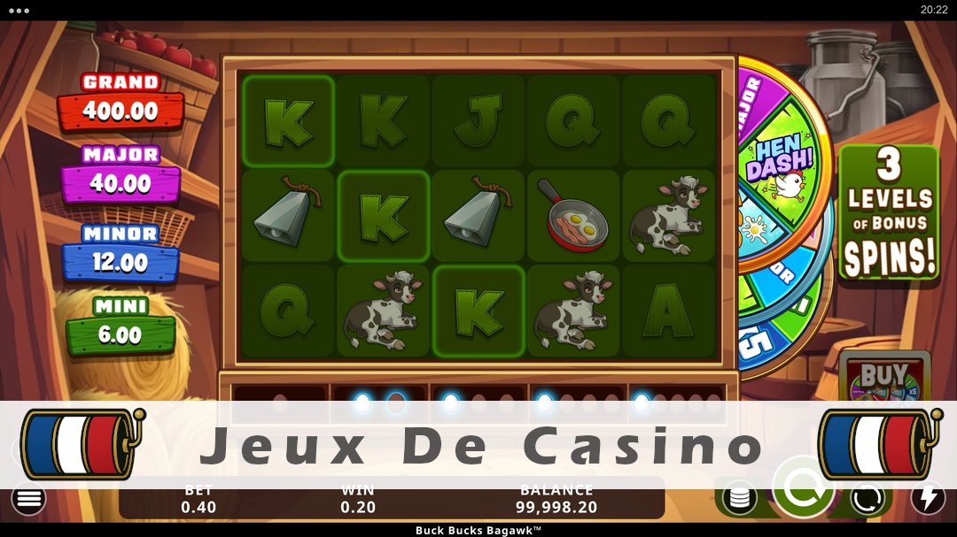 Démo de la machine à sous Buck Bucks Bagawk