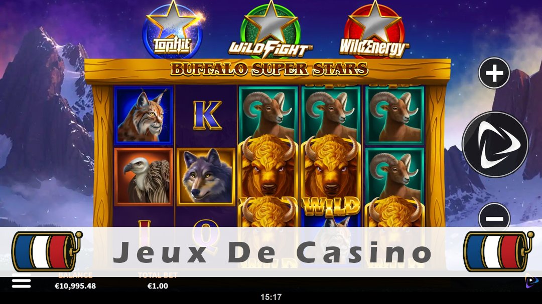 Démo de la machine à sous Buffalo Super Stars