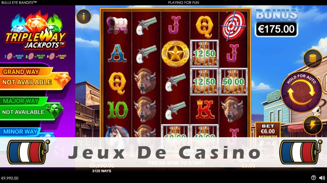Démo de la machine à sous Bulls Eye Bandits