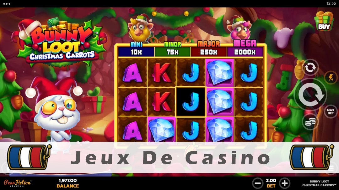 Démo de la machine à sous Bunny Loot Christmas Carrots