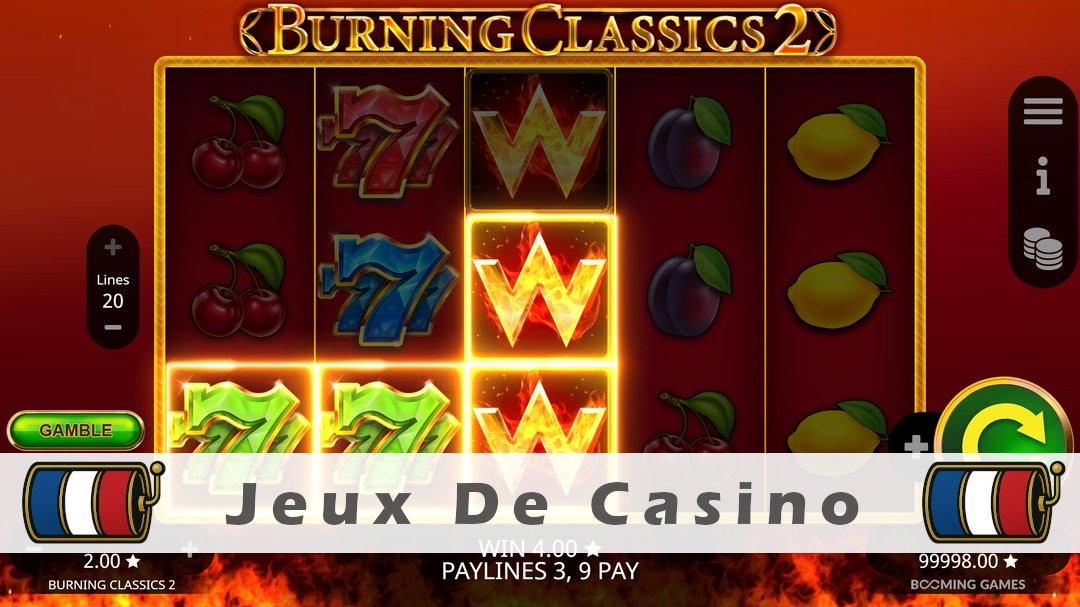 Démo de la machine à sous Burning Classics 2