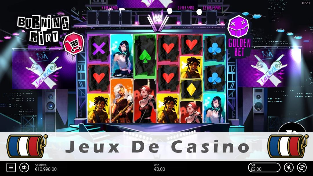 Démo de la machine à sous Burning Riot