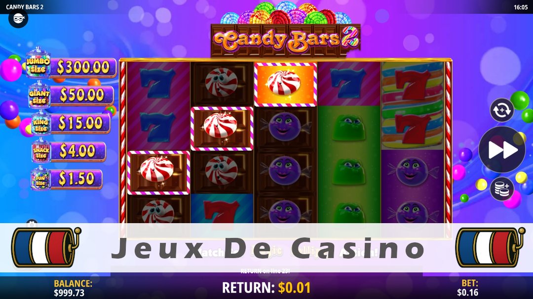 Démo de la machine à sous Candy Bars 2
