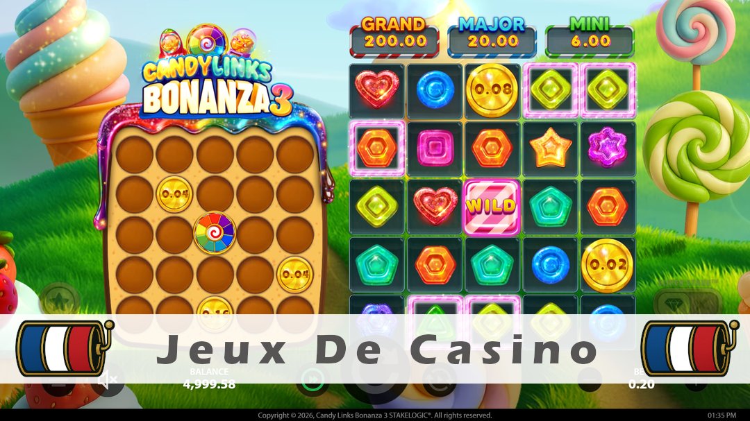 Démo de la machine à sous Candy Links Bonanza 3