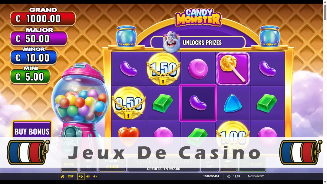 Démo de la machine à sous Candy Monster