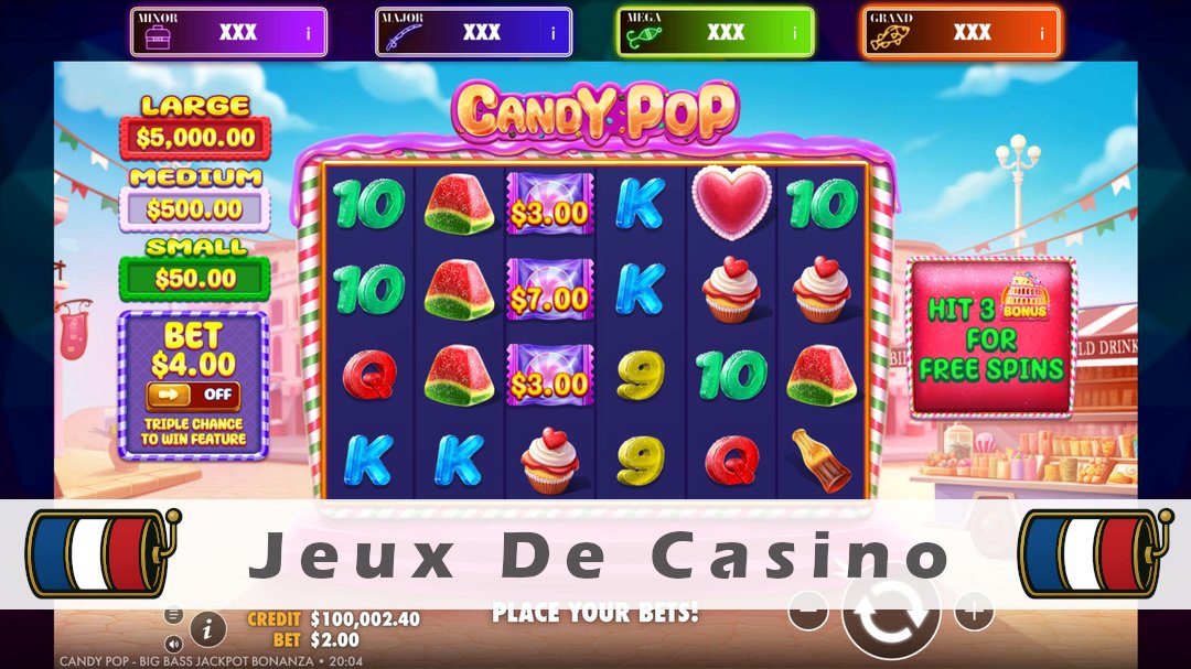 Démo de la machine à sous Candy Pop
