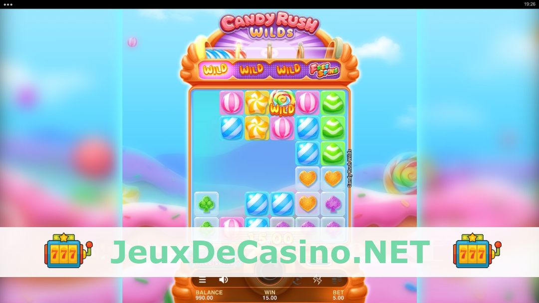 Démo de la machine à sous Candy Rush Wilds