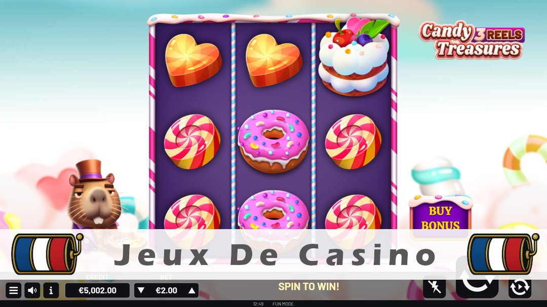 Démo de la machine à sous Candy Treasures 3 Reels