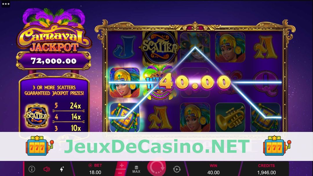 Démo de la machine à sous Carnaval Jackpot