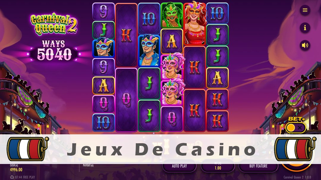 Démo de la machine à sous Carnival Queen 2
