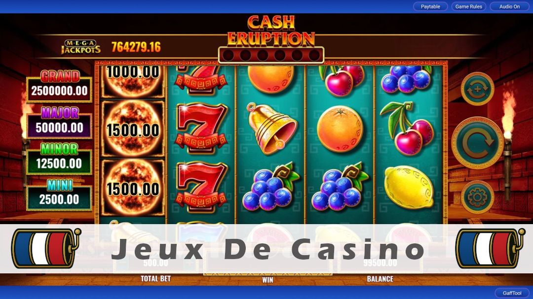 Démo de la machine à sous Cash Eruption MegaJackpots