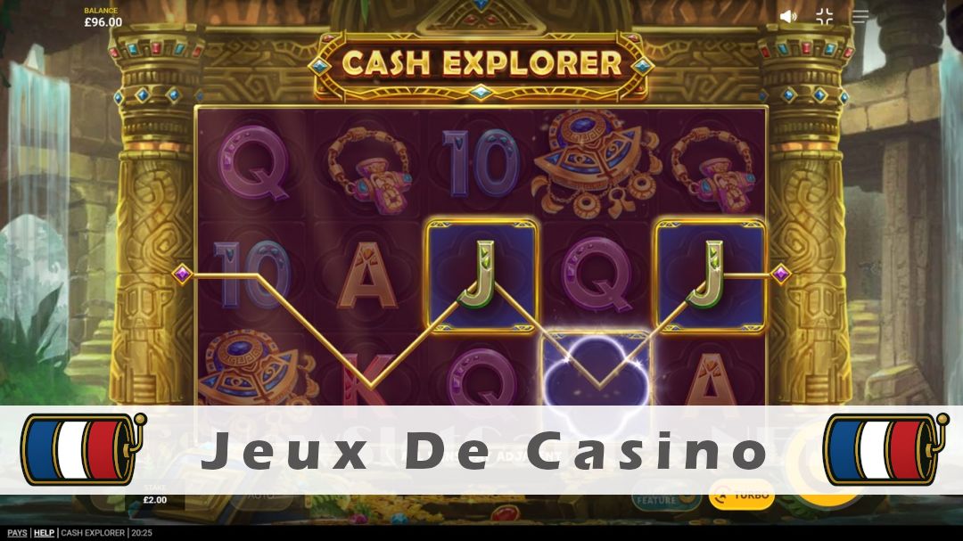 Démo de la machine à sous Cash Explorer