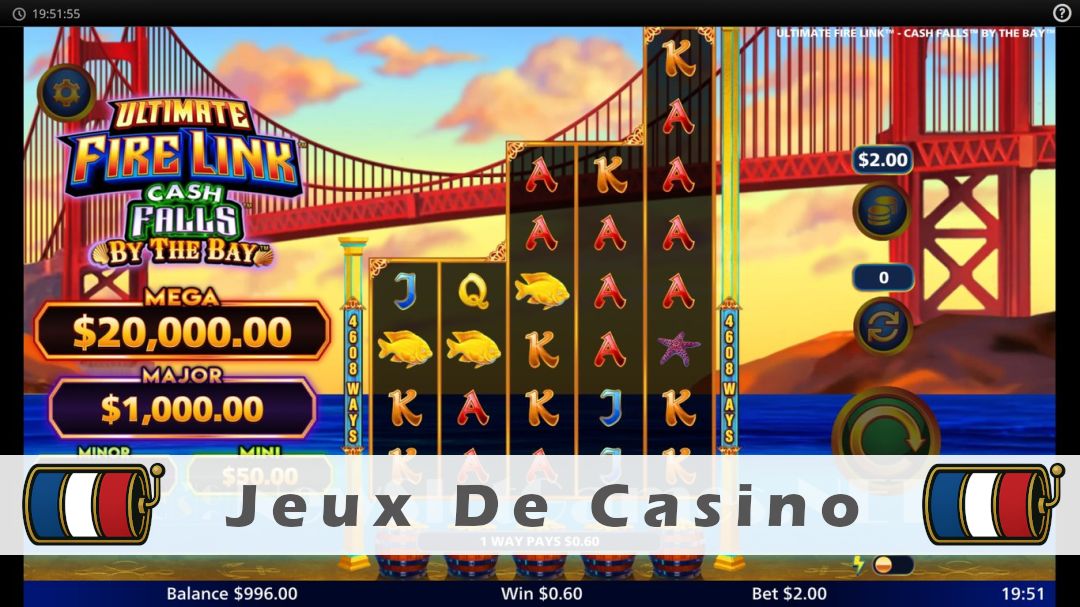 Démo de la machine à sous Ultimate Fire Link Cash Falls By the Bay