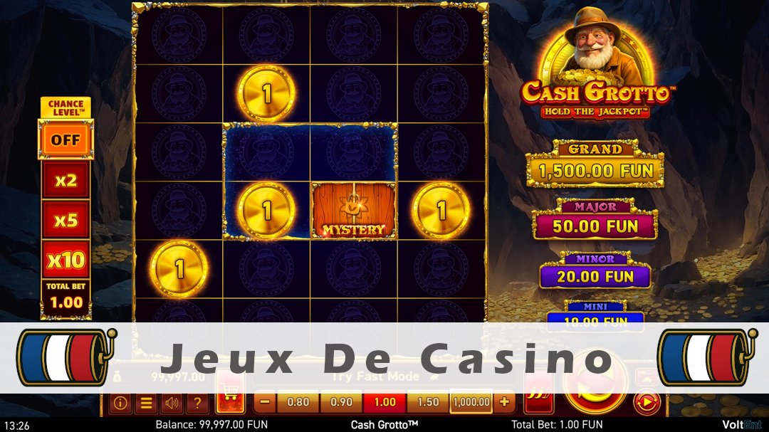 Démo de la machine à sous Cash Grotto