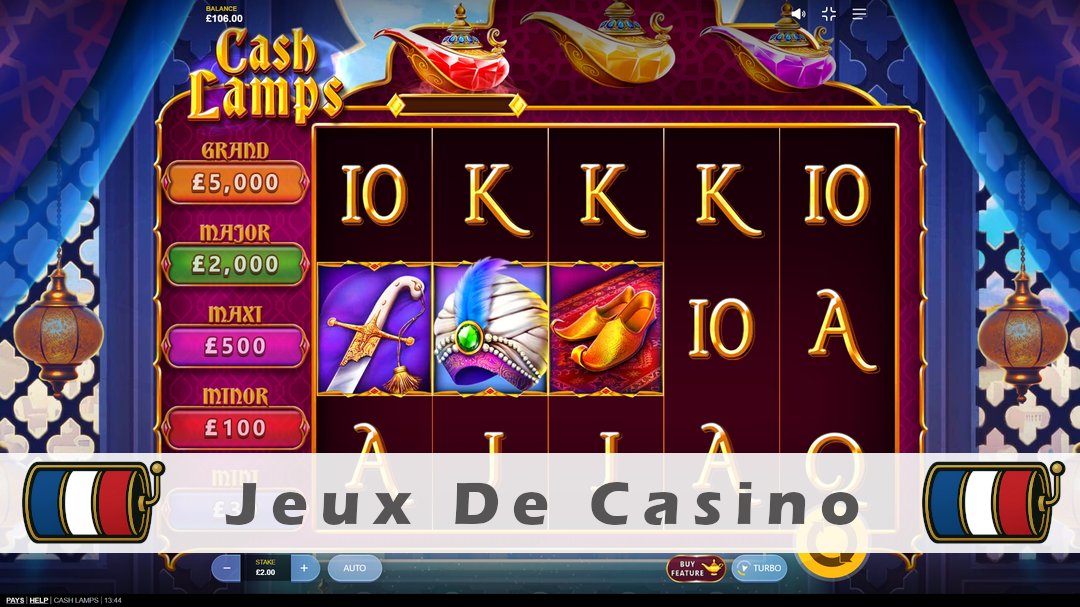 Démo de la machine à sous Cash Lamps