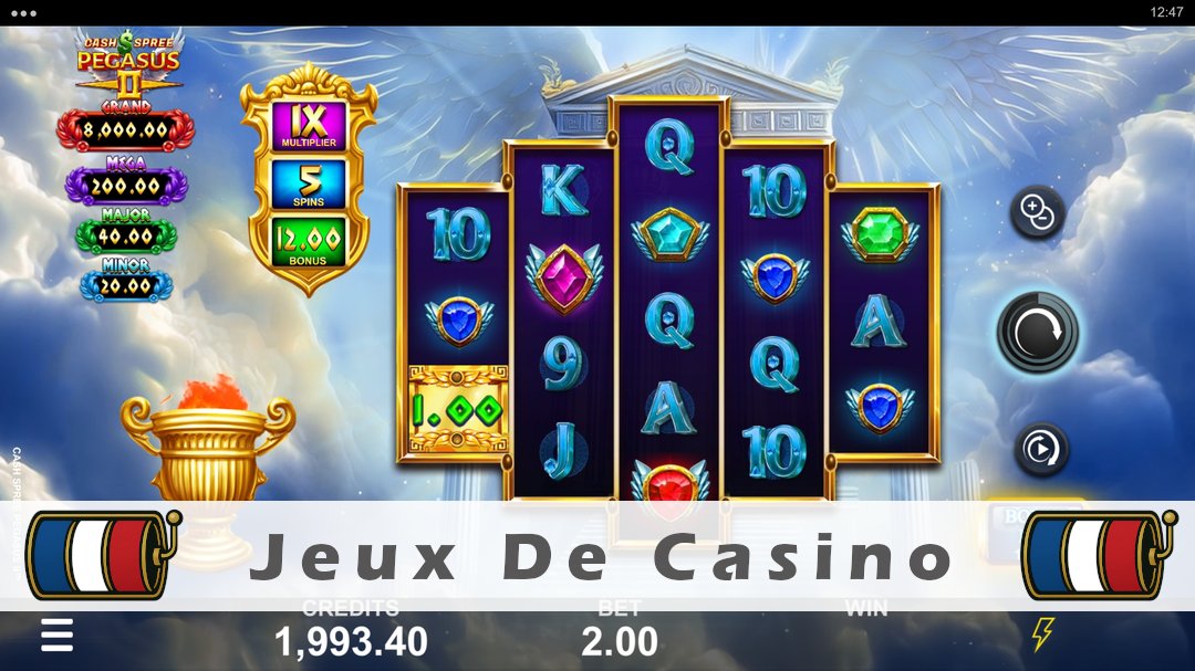 Démo de la machine à sous Cash Spree Pegasus 2