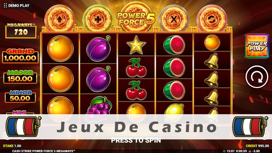Démo de la machine à sous Cash Strike Power Force 5 Megaways