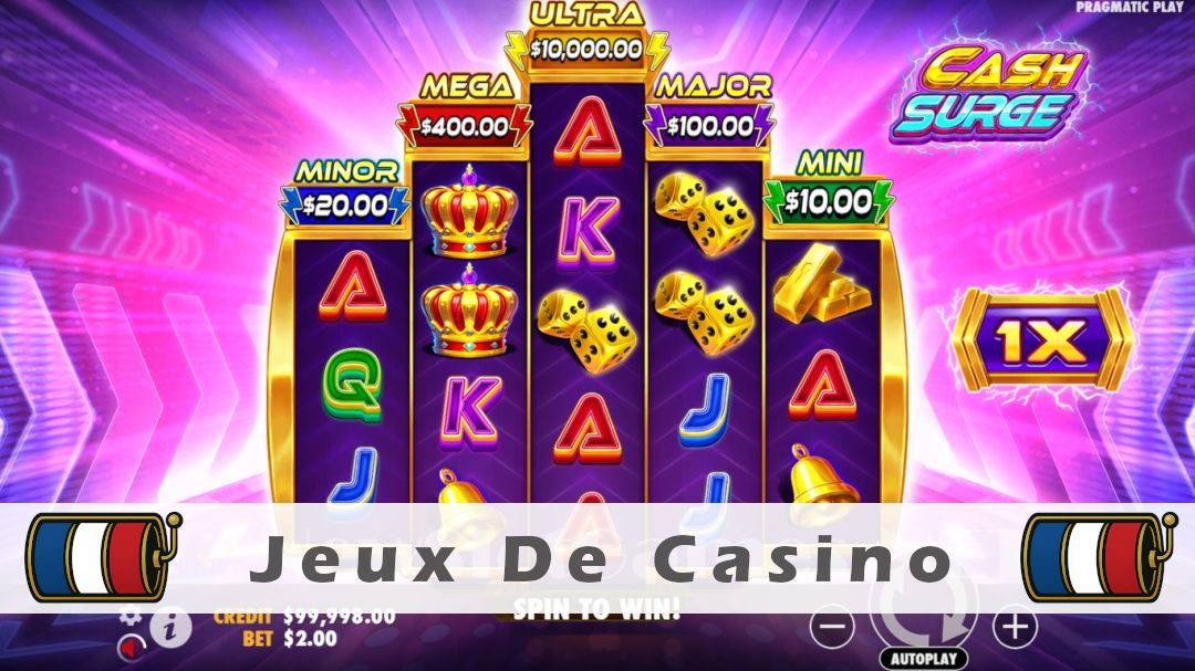 Démo de la machine à sous Cash Surge