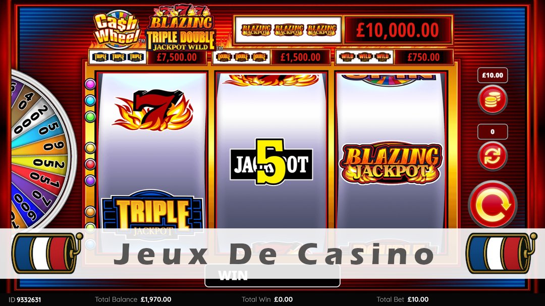 Démo de la machine à sous Cash Wheel Blazing 777 Triple Double Jackpot Wild