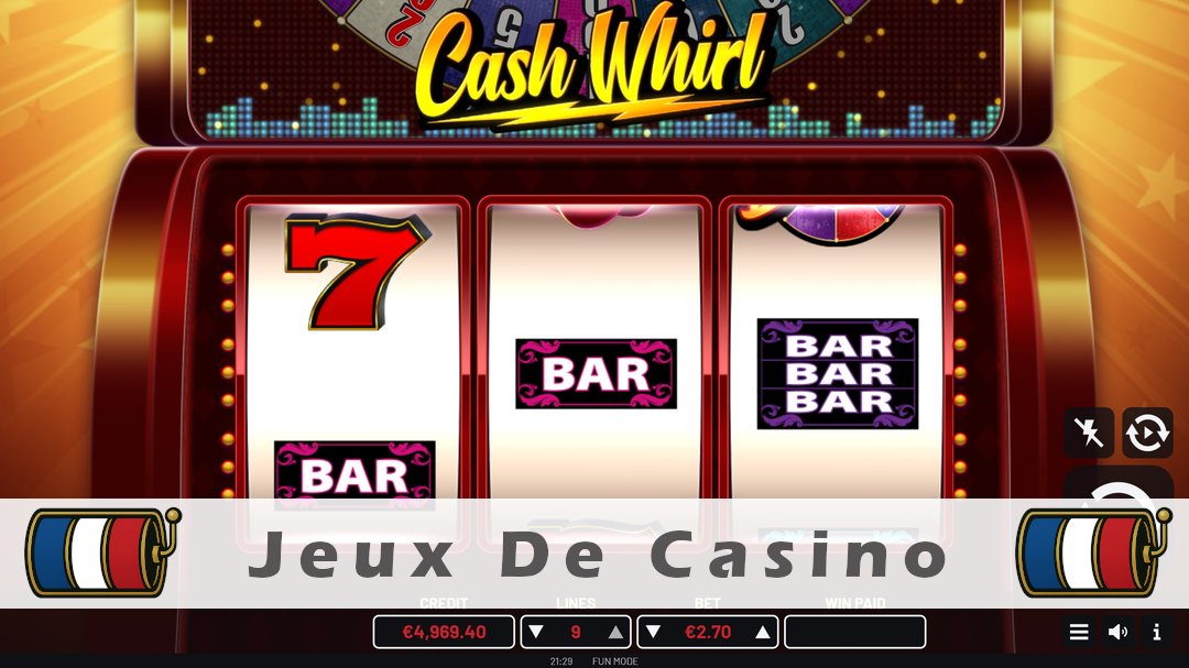 Démo de la machine à sous Cash Whirl