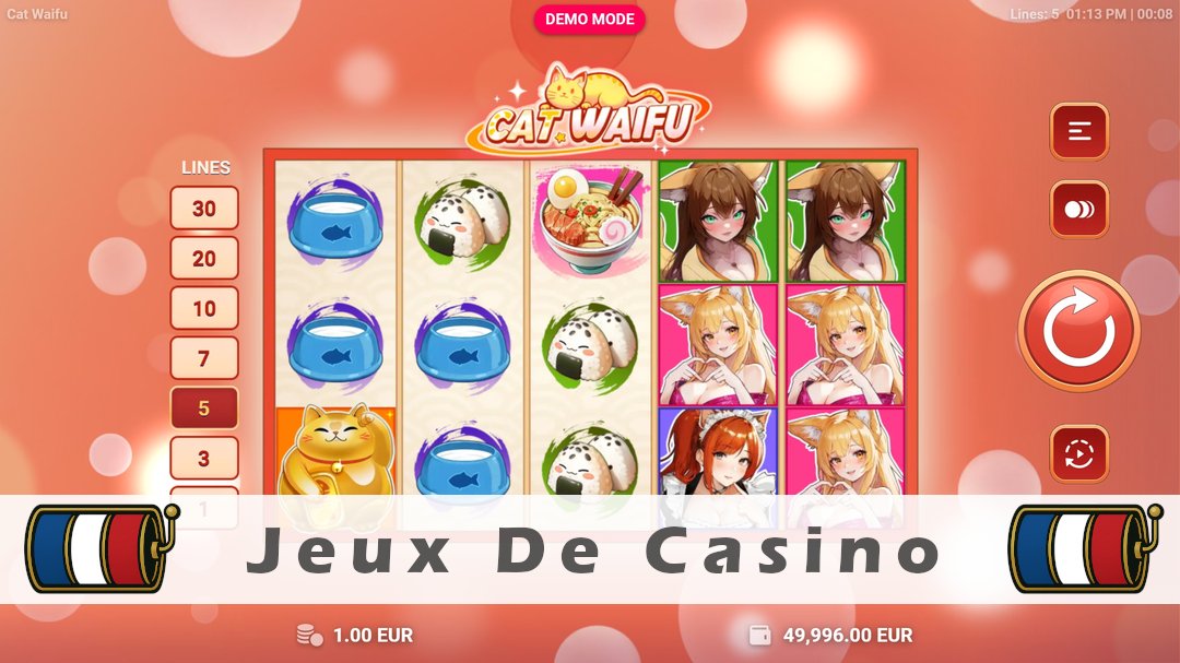 Démo de la machine à sous Cat Waifu