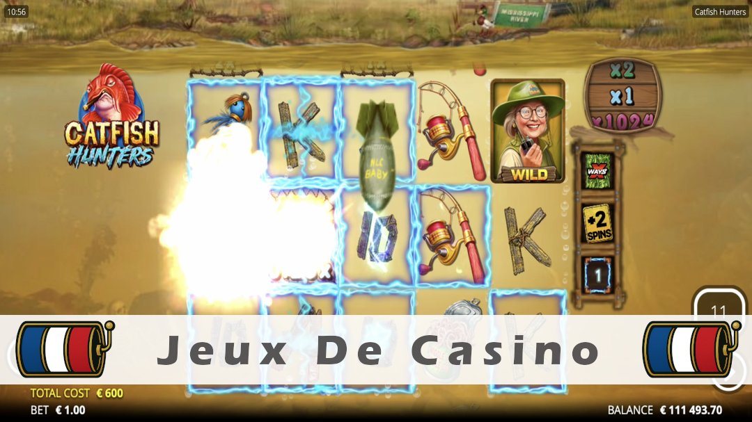 Démo de la machine à sous Catfish Hunters
