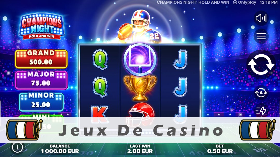 Démo de la machine à sous Champions Night Hold and Win