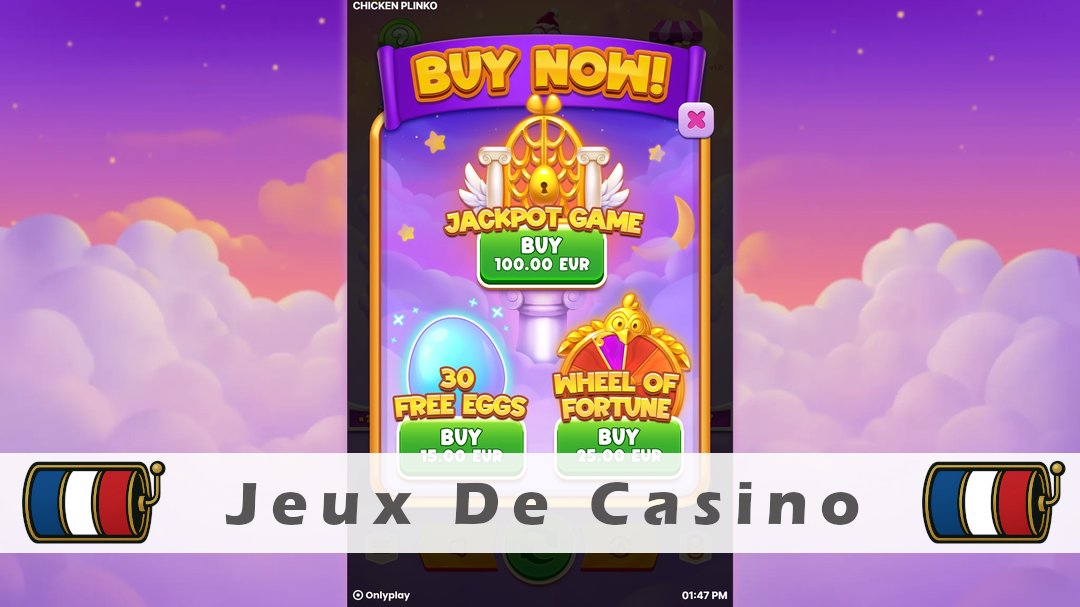 Démo de la machine à sous Chicken Plinko
