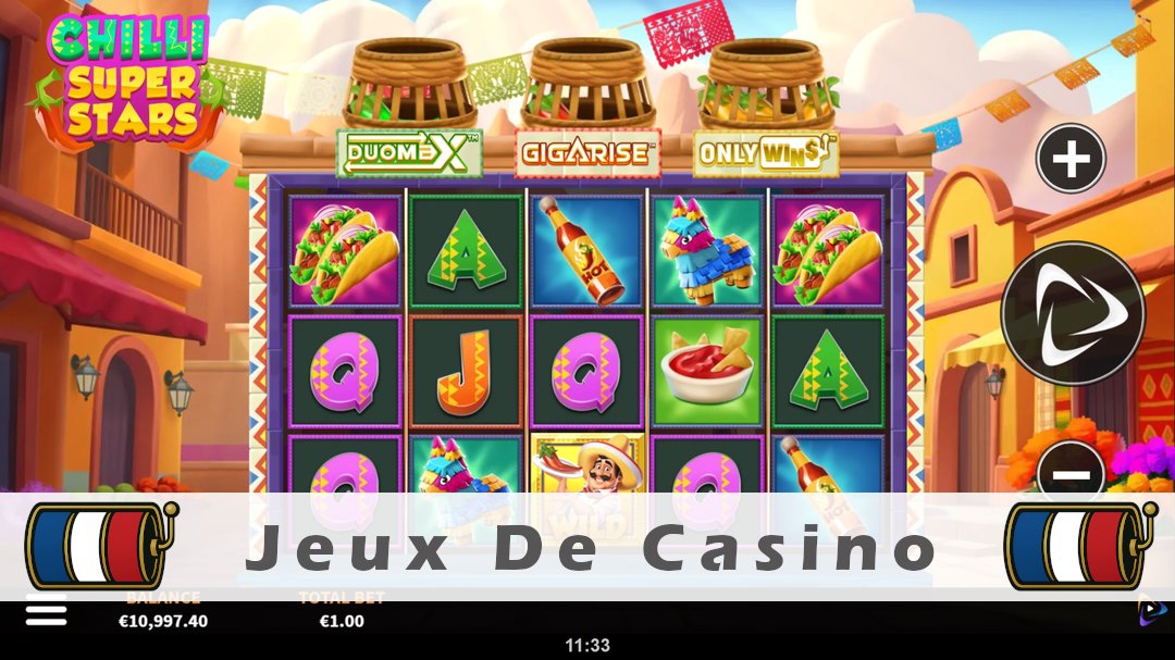 Démo de la machine à sous Chilli Super Stars