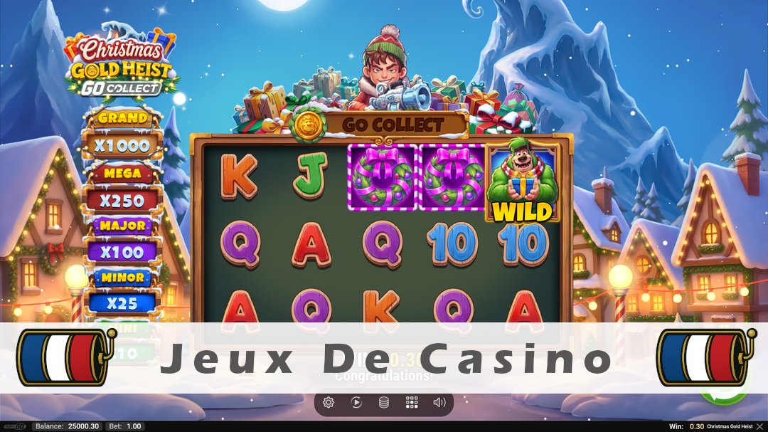 Démo de la machine à sous Christmas Gold Heist