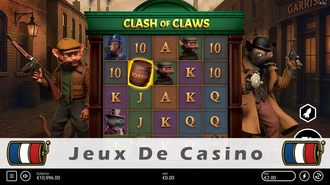 Démo de la machine à sous Clash of Claws