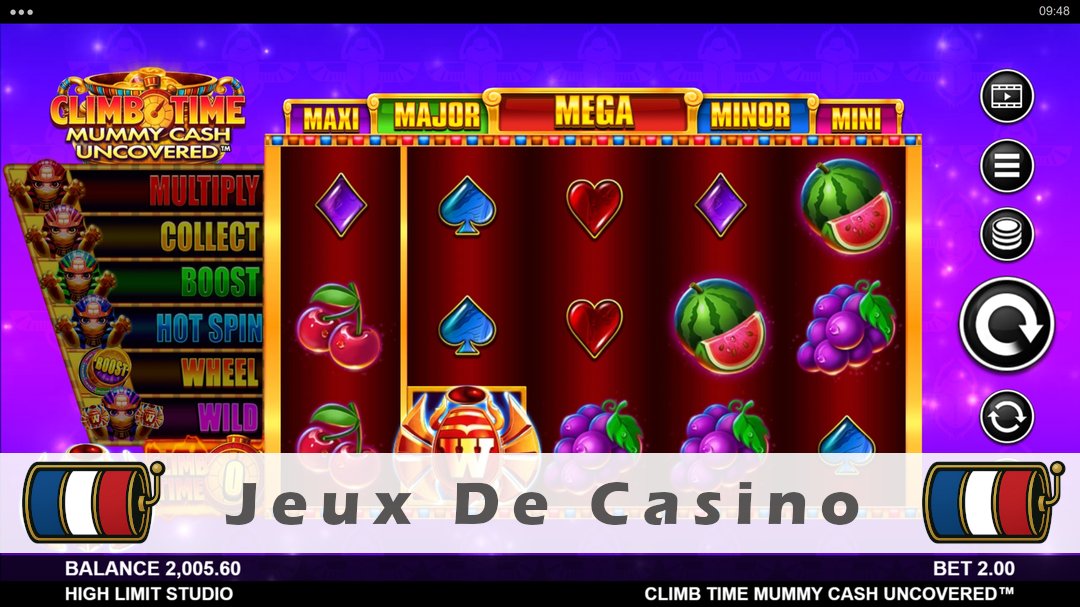 Démo de la machine à sous Climb Time Mummy Cash Uncovered
