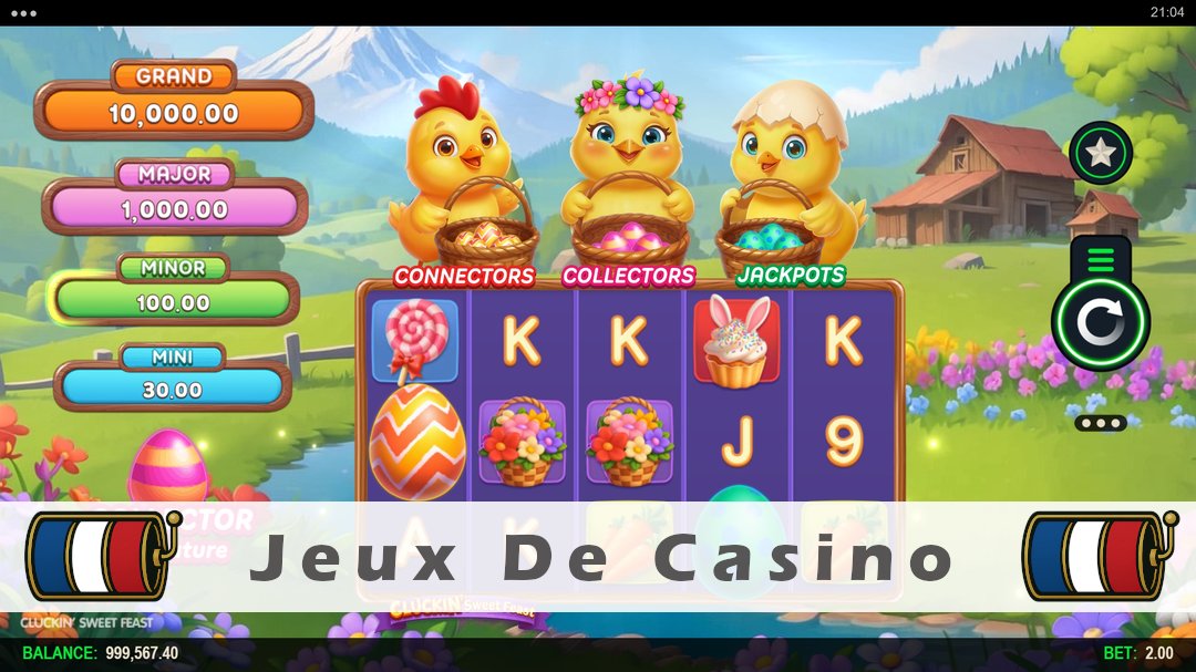 Démo de la machine à sous Cluckin Sweet Feast
