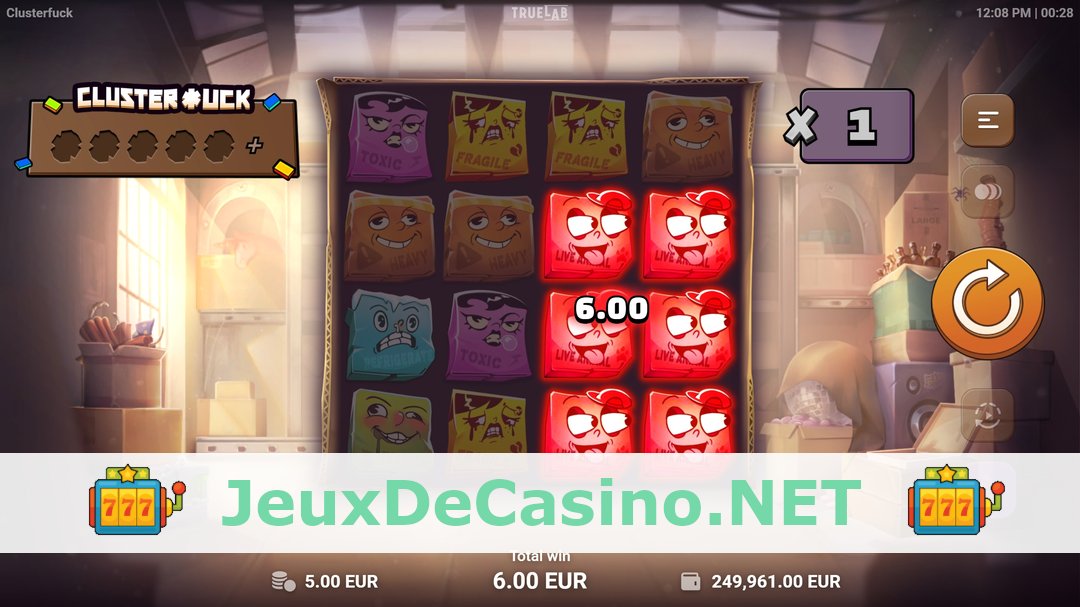 Démo de la machine à sous Cluster *uck
