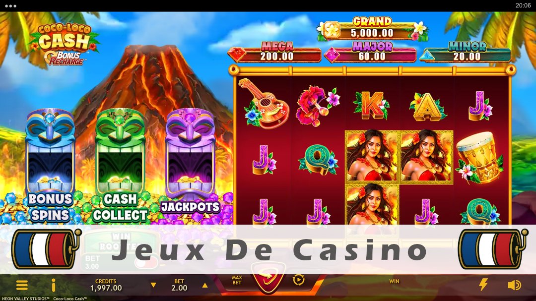 Démo de la machine à sous Coco-Loco Cash