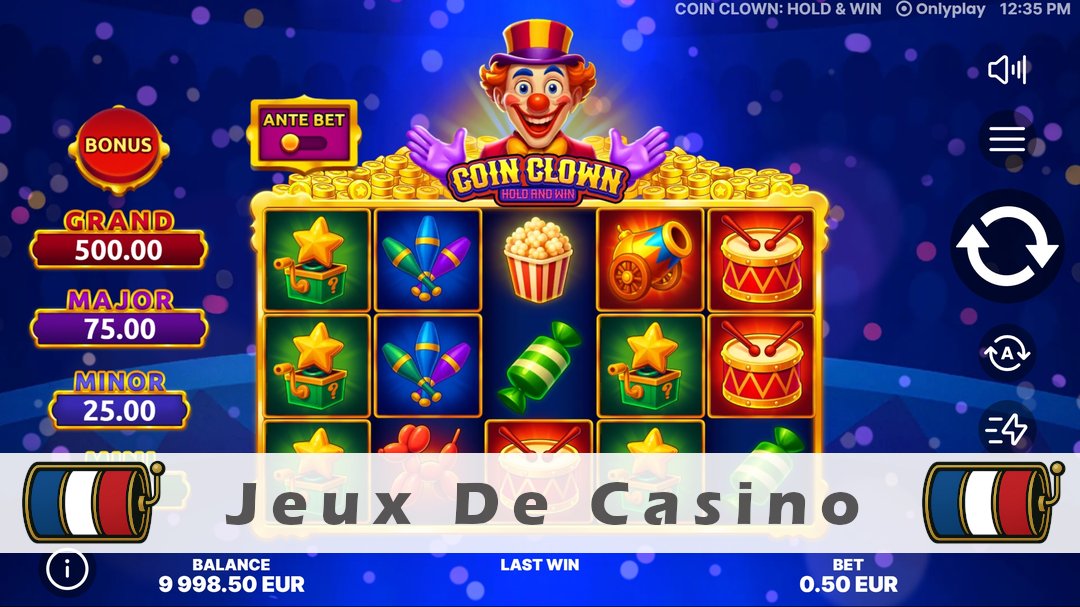Démo de la machine à sous Coin Clown Hold & Win