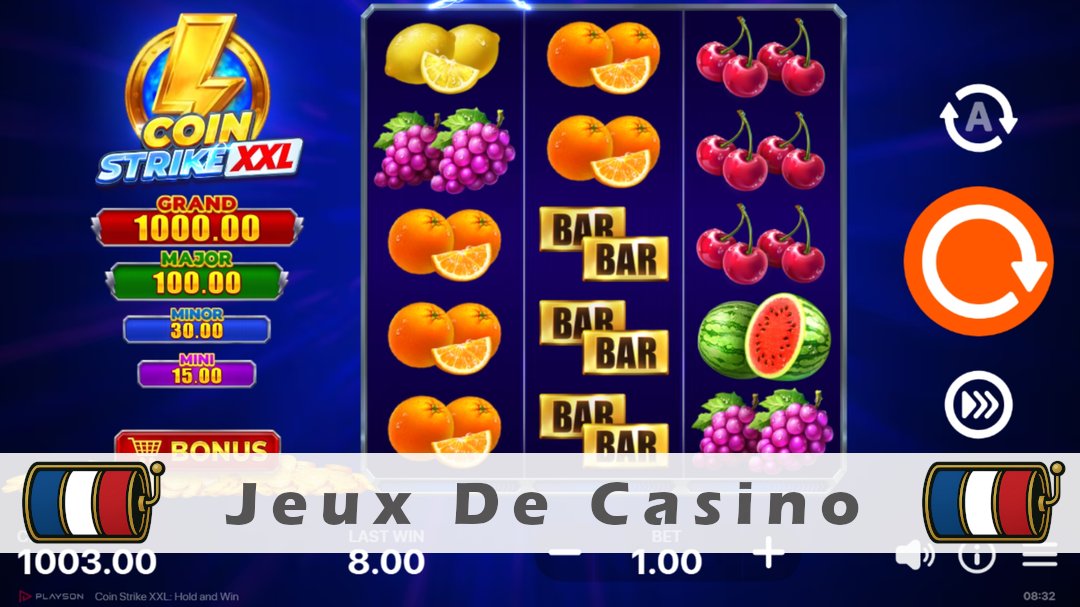 Démo de la machine à sous Coin Strike XXL Hold and Win