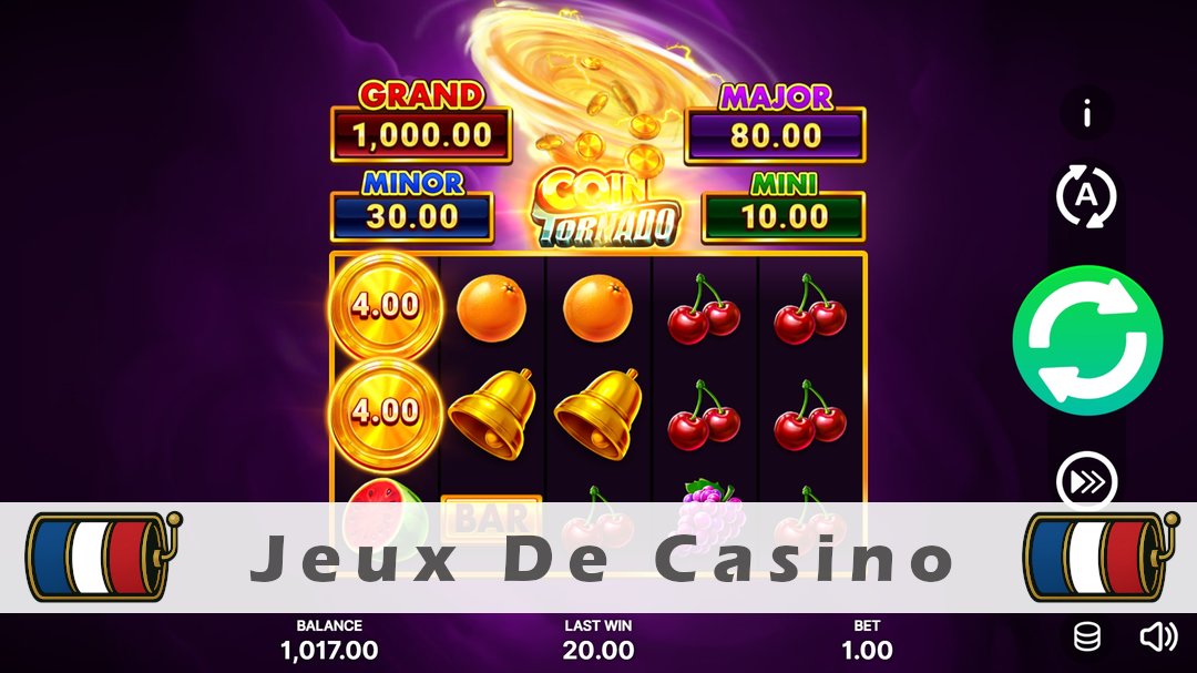 Démo de la machine à sous Coin Tornado