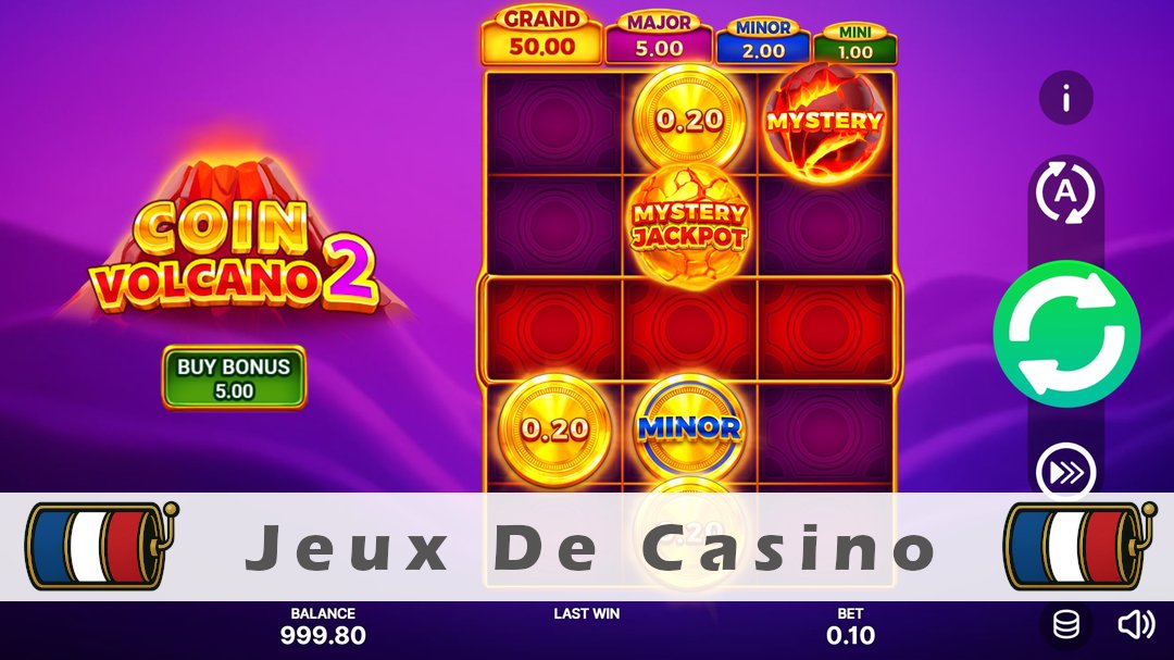 Démo de la machine à sous Coin Volcano 2 Hold and Win