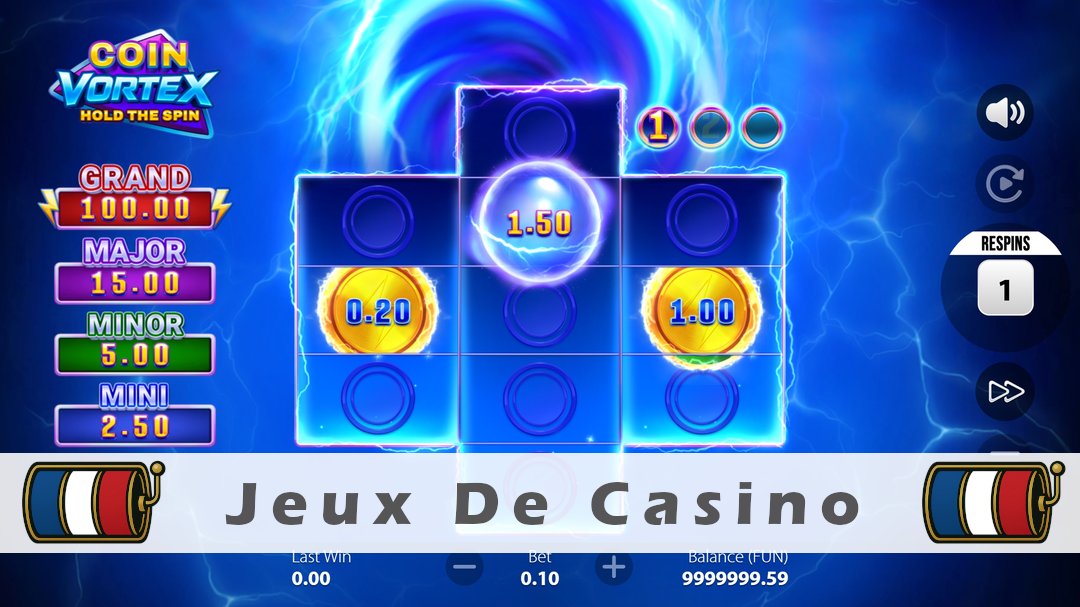 Démo de la machine à sous Coin Vortex Hold the Spin