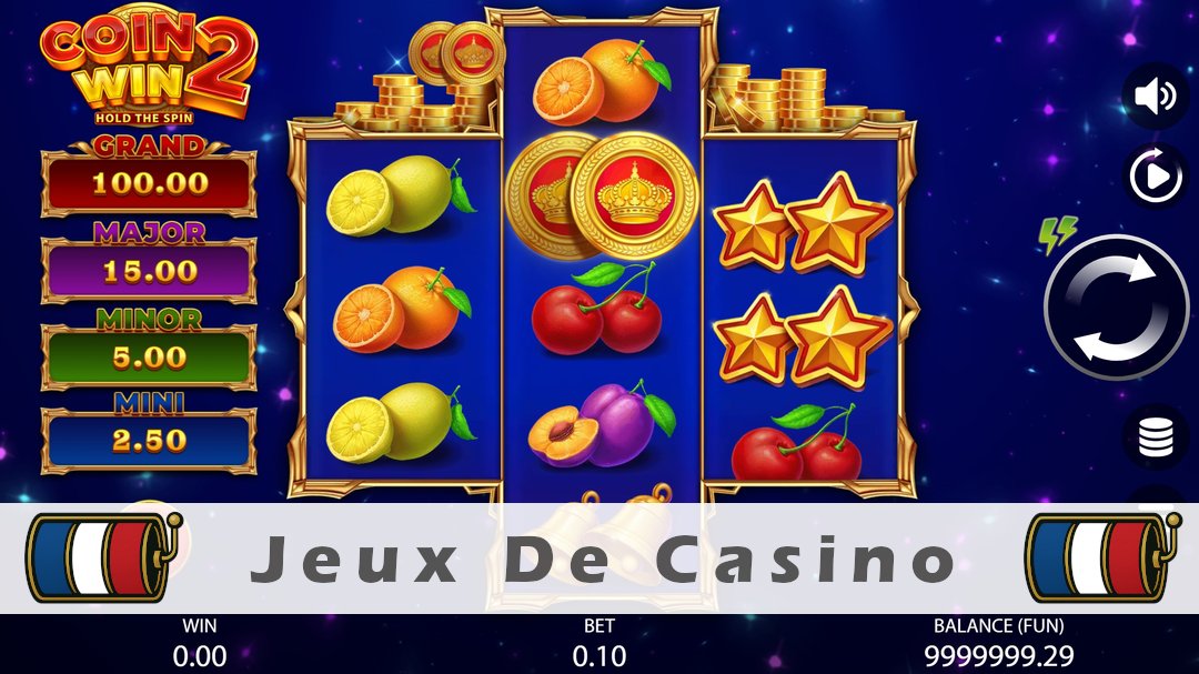 Démo de la machine à sous Coin Win 2 Hold the Spin