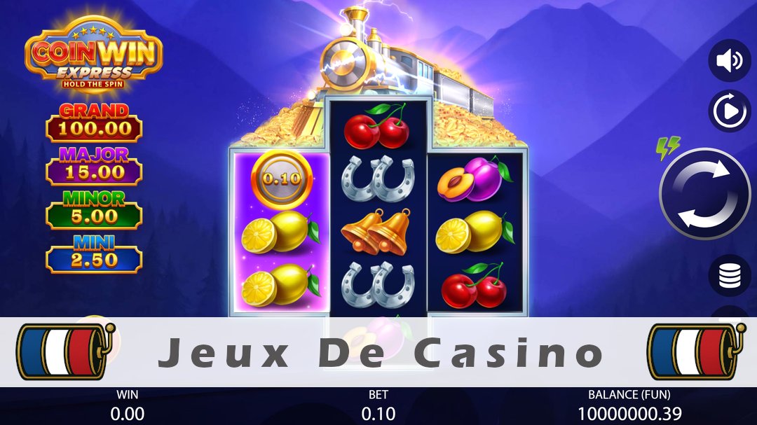 Démo de la machine à sous Coin Win Express
