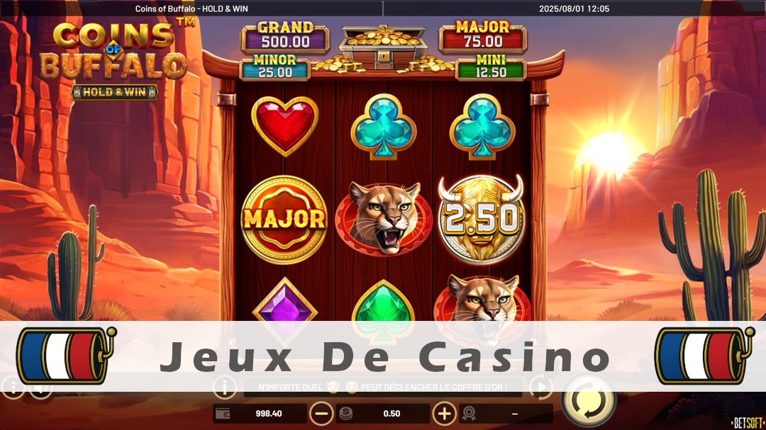 Démo de la machine à sous Coins of Buffalo
