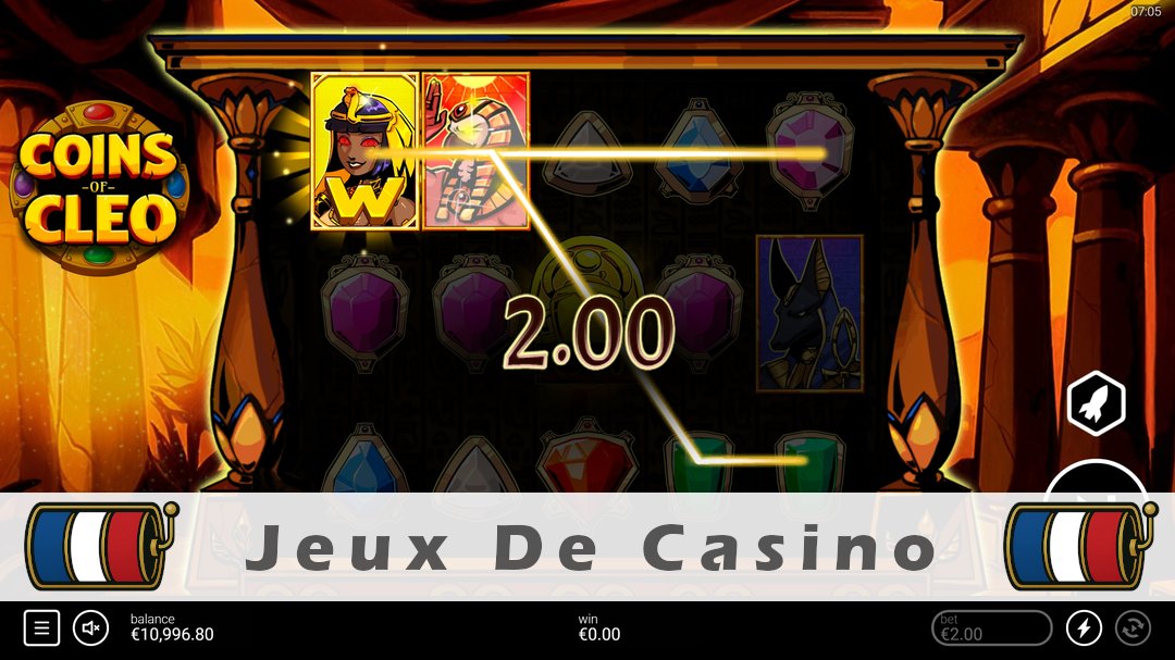 Démo de la machine à sous Coins of Cleo