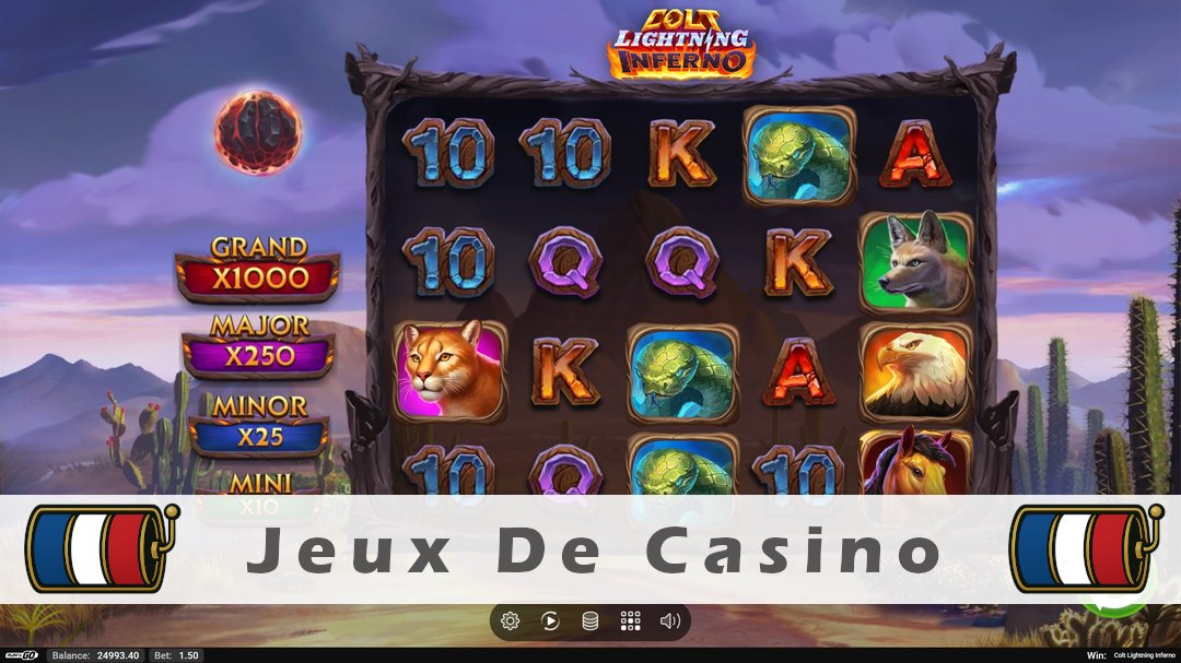 Démo de la machine à sous Colt Lightning Inferno