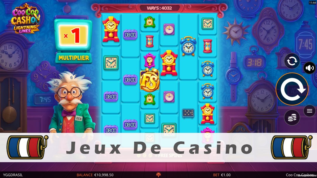 Démo de la machine à sous Coo Coo Cashoo Lightning Lines